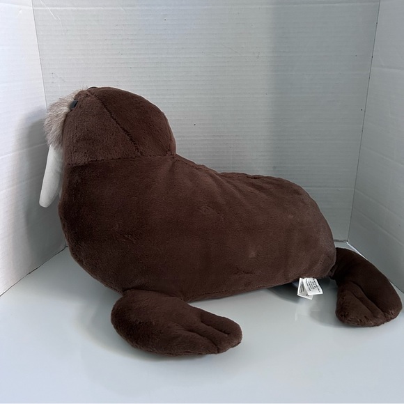 Stuffed Animal House Brown Walrus plush 20” - Picture 4 of 7